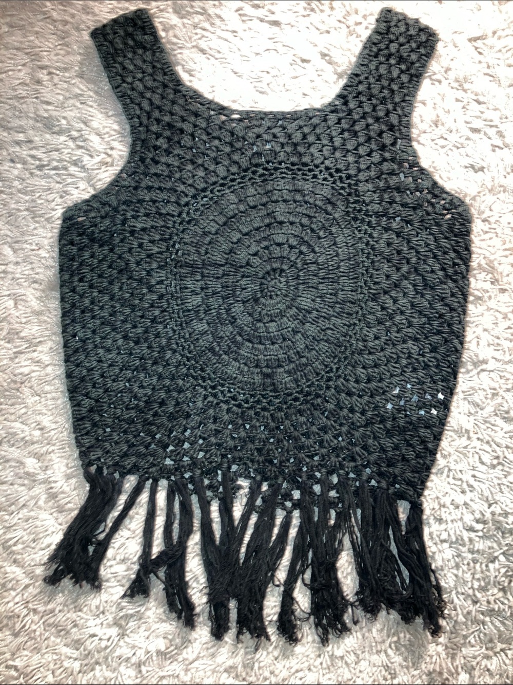 Earthbound Crochet Fringe Tank